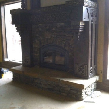 Heat Producing Wood Burning Fireplaces