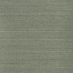 Heisoku Slate Grasscloth - Wallpaper