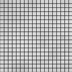 Statuary Crystal Marble Italian White Statuario 5/8x5/8 Mosaic Tile Polished - Home Accessories & Decor