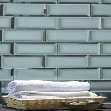 REFLECTIONS 3" X 12" MATTE GRAY MIRROR BACKSPLASH WALL SUBWAY TILE PRICE
