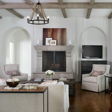 Wharfside 5 Light Pendant in Textured Bronze with Braided Rope