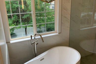 Example of a mid-sized trendy bathroom design in Salt Lake City
