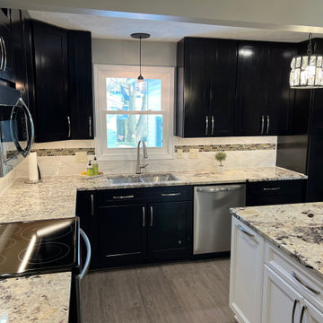 Traditional Kitchen Remodel Done in an Espresso Color