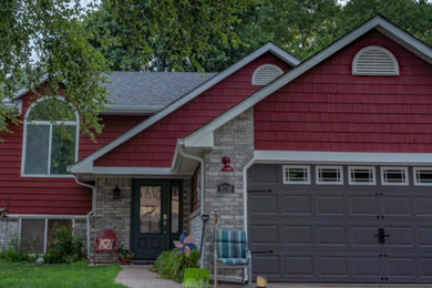 Inspiration for an exterior home remodel in Wichita