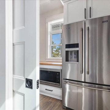Traditional Coastal Pantry, Laundry & Office Design Chocowinity, NC