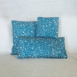 angela adams Starry Blue Linen Pillows - Home Decor