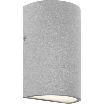 9W 1 LED Outdoor Wall Lantern In Modern Style-8 Inches Tall and 5 Inches Wide