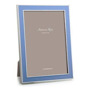 Periwinkle Blue & Silver Enamel Frame main image 0