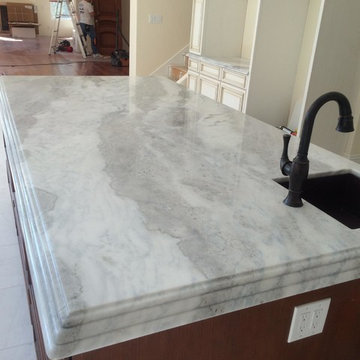 Quartzite Slab Kitchen