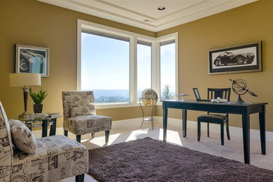 Trendy home office photo in Portland