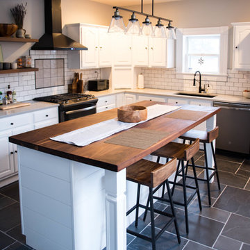 Indiana Historic Home Painted Cabinets