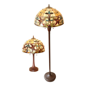 tiffany lamp set