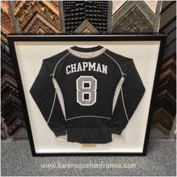 Sports Memorabilia in Custom Shadowbox Frames - Products