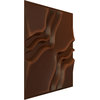 Rogue EnduraWall 3D Wall Panel, 12-Pack, 19.625"Wx19.625"H, Aged Metallic Rust