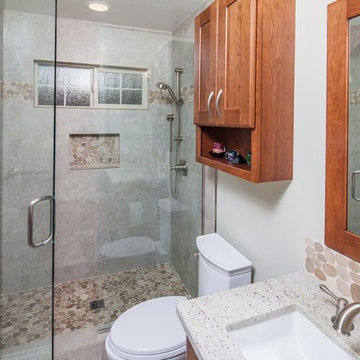 Bathroom: Del Mar Craftsman Full Design and Renovation