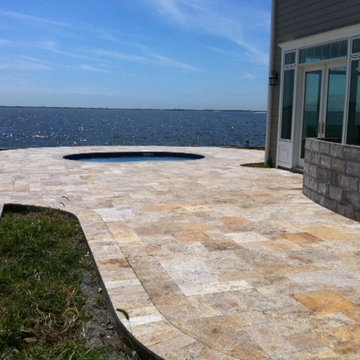 Autumn Leaves Travertine Pavers