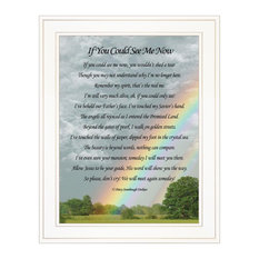 If You Can See Me Now (Rainbow) by TrendyDecor4U Print Wall Art Wood Multi-Color