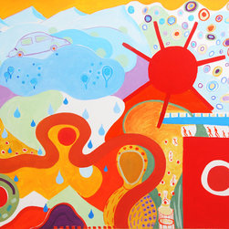 La Chaussette du Roi, 36 x 48 in - Paintings