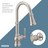 Moen S72003 Paterson 1.5 GPM 1 Hole Pull Down Kitchen Faucet - Matte Black