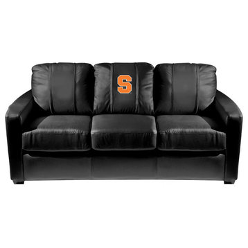 Syracuse Orangemen Stationary Sofa Commercial Grade Fabric