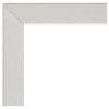 Svelte Silver Beveled Wood Wall Mirror 21.5 x 21.5 in.