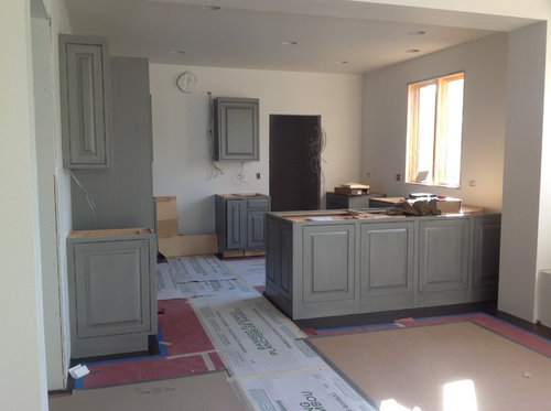 Room Color For Gray Kitchen Cabinets, What Colour Floor Goes With Dove Grey Kitchen Units