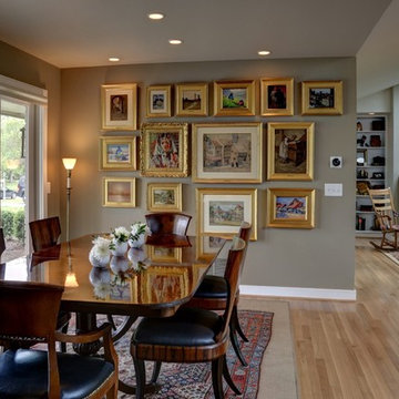 Art walls make any room more intimate