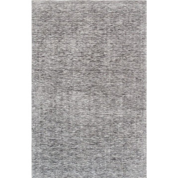 Pasargad Home Transitiona Collection Hand-Loomed Cotton Fabric Rug, 5x8
