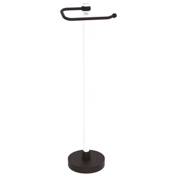 Clearview Euro Style Twisted Freestanding Toilet Paper Holder, Oil Rubbed Bronze