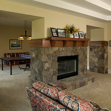 Basement Fireplace