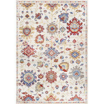 Dynamic Rugs Falcon 6800-999 Rug 7'10"x10'6" Ivory/Gray/Blue/Red/Gold Rug