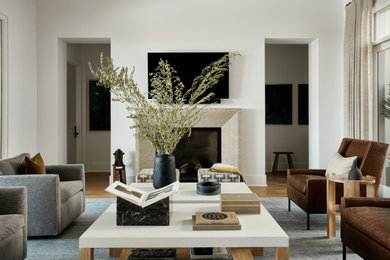 Inspiration for a mediterranean living room remodel in Orange County