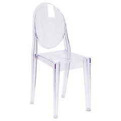 Flash Furniture Hercules King Louis Faux Leather Dining Side Chair in  White, 1 - Ralphs