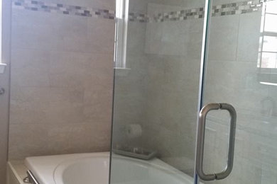 Inspiration for a coastal bathroom remodel in Philadelphia