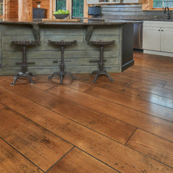 North Central PA Log Home - Hardwood Flooring