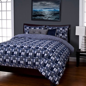Anthony's Wharf Blue Bedding Set