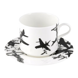 The New English - The New English Crusades Latte Cup and Saucer - Cappuccino And Espresso Cups