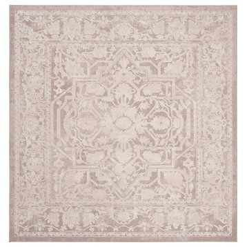 Safavieh Reflection Collection RFT665 Rug, Beige/Cream, 6'7" Square
