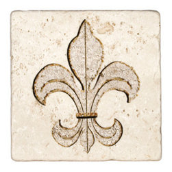 Chateau Fleur d'Lys Accent {color Pewter} - Tile