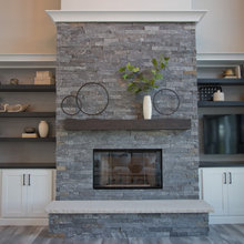 Fireplace wall