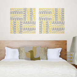 Aztec Diamond Blox Wall Decals by Jonathan Adler for WallPops - Home Decor