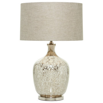 Glam Silver Glass Table Lamp 83831