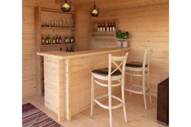 Design ideas for a modern garden shed and building in Glasgow.