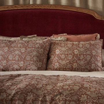Sonsie Linen Cushion in Terracotta