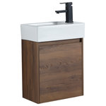 Legion Furniture - 18" Sink Vanity, Plywood, Ceramic Top, No Faucet - Dimensions: L:18 x W:10 x H:23.63