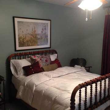 Custom Bedding Antique Style Bedroom Redesign
