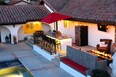 Patio - modern patio idea in Santa Barbara