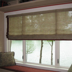 Flat and Hobbled Roman Shades - Products