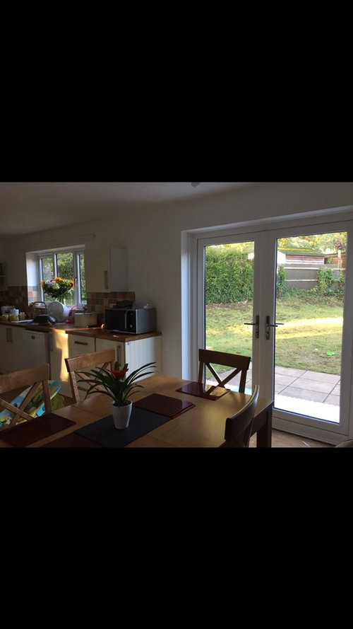 ideas please for open plan kitchen diner Houzz UK