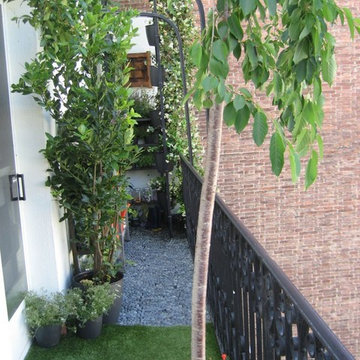 Pequeño balcón en Madrid